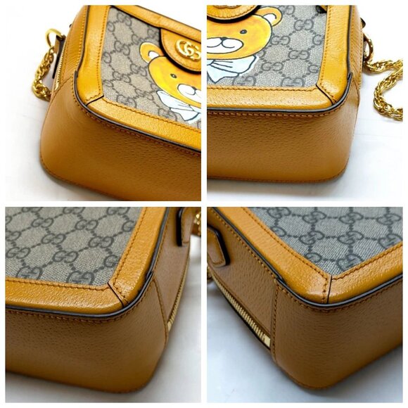 Gucci Shoulder Bag Brown PVC 800-080725 - Picture 6 of 14